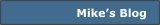 Mike Armour's Blog