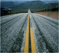Highway stretching into distance