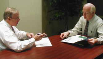 Executive Coaching Session between Mike Armour and a client