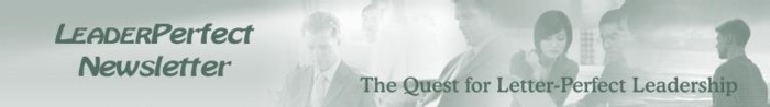 LeaderPerfect Newsletter Banner